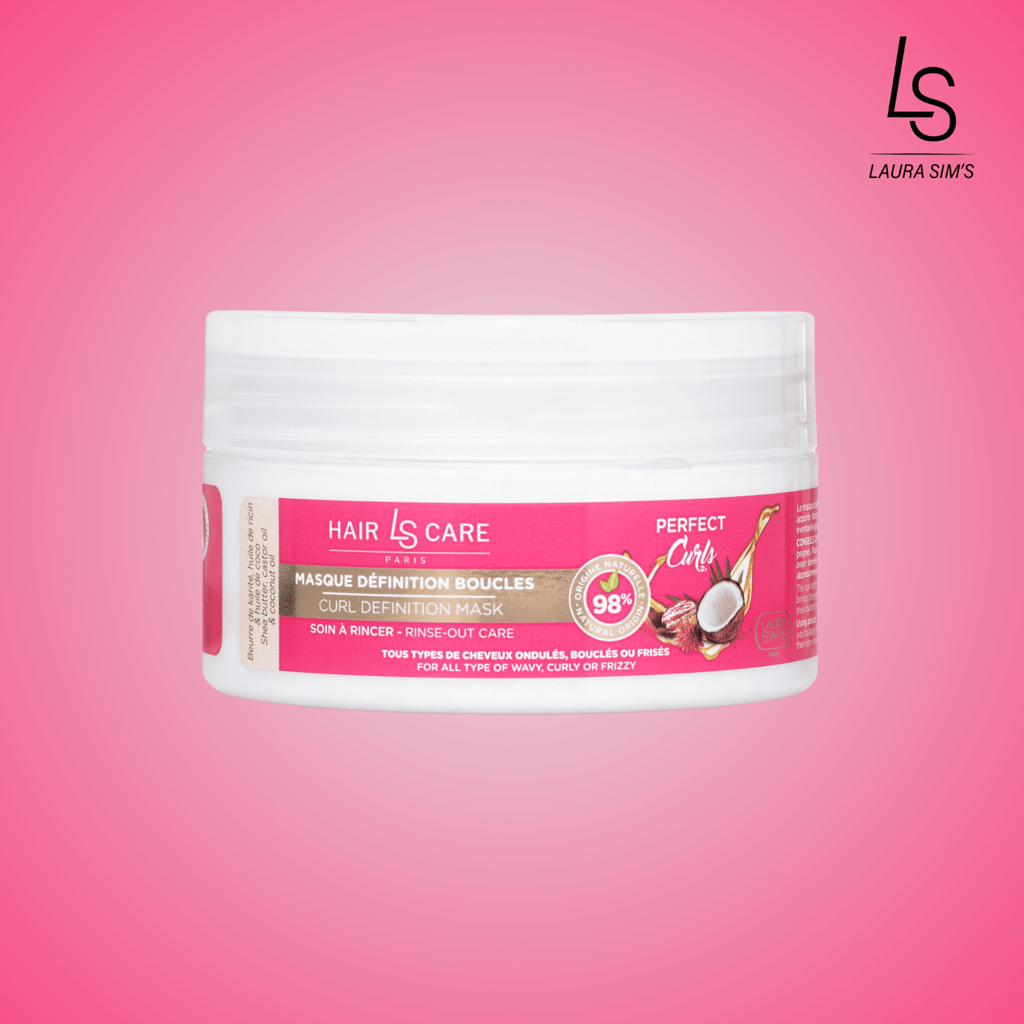MASQUE DEFINITION BOUCLES - PERFECT CURLS - Laura Sim's