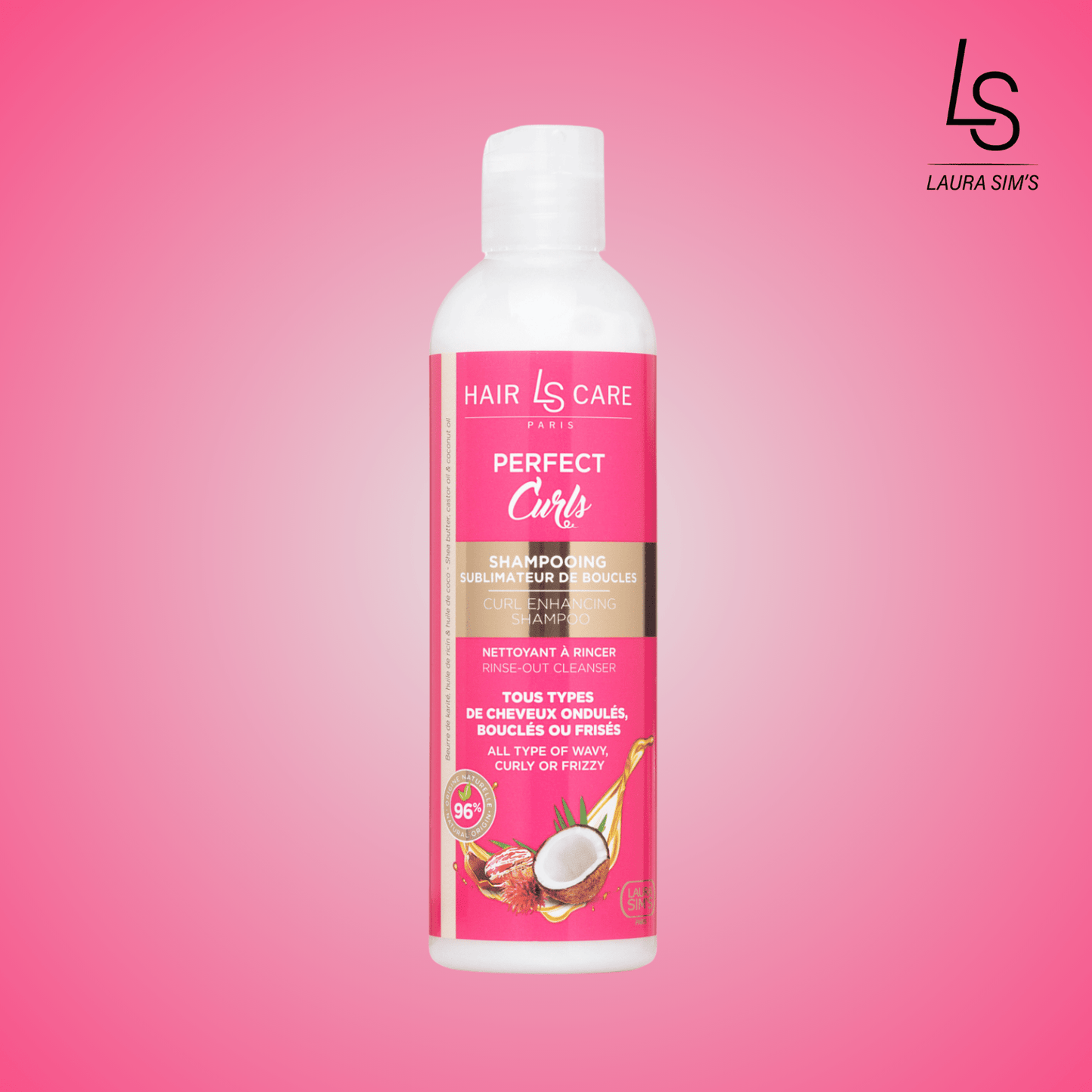 SHAMPOOING DEFINITION BOUCLES - PERFECT CURLS - Laura Sim's
