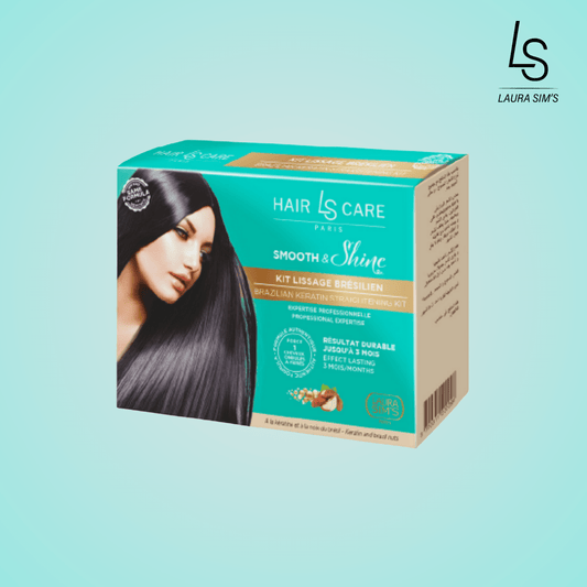KIT DE LISSAGE BRESILIEN A LA KERATINE - SMOOTH & SHINE - Laura Sim's
