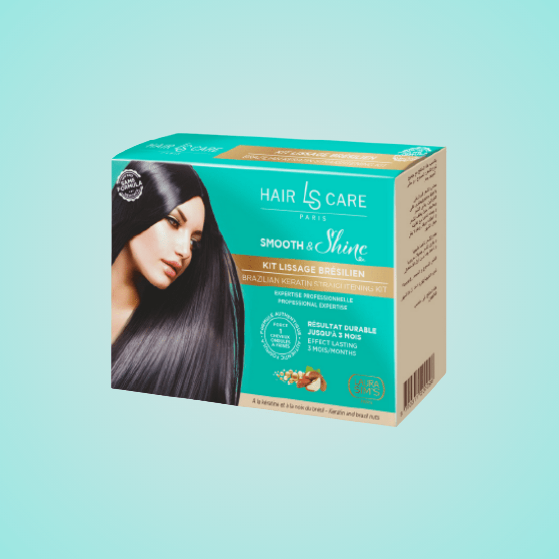 KIT DE LISSAGE BRESILIEN A LA KERATINE - SMOOTH & SHINE - Laura Sim's